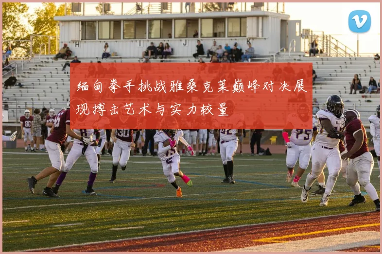 缅甸拳手挑战雅桑克莱巅峰对决展现搏击艺术与实力较量