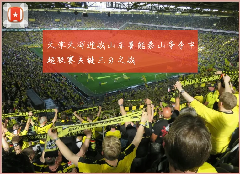 天津天海迎战山东鲁能泰山争夺中超联赛关键三分之战